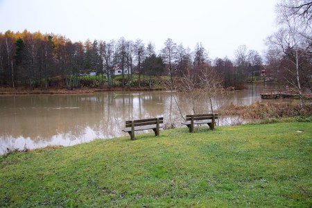 Platsen vid Kolbäcksån för slaget vid Herrevadsbro 1251 där Birger jarl besegrade och avrättade upprorsmakare