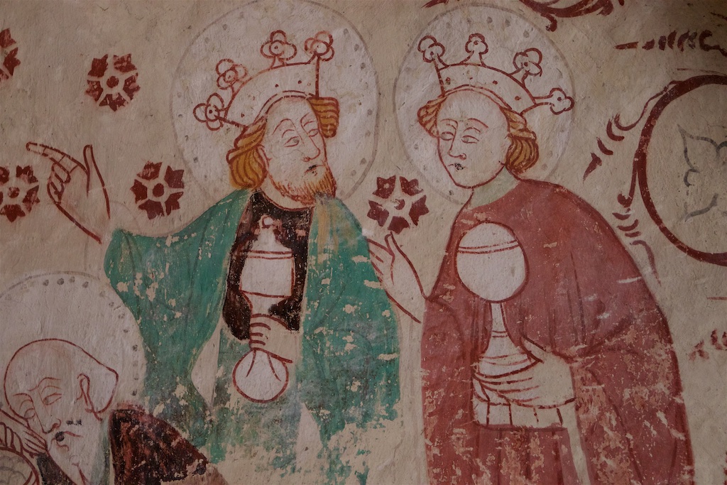 Takmålning 1400-tal. Okänd konstnär