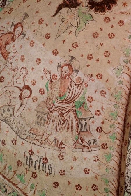 Takmålning 1400-tal. Okänd konstnär